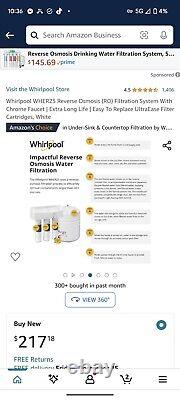 Whirlpool WHER25 Reverse Osmosis Water Filtration System