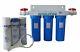Whole House 3-stage Water Filtration System, 3/4 Port With 2 Valves And Extra 3