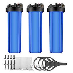 Whole House Spin Down Pre-Filter & 3-Stage 20 x4.5 Water Filter Housing System