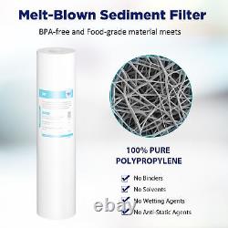 Whole House Spin Down Pre-Filter & 3-Stage 20 x4.5 Water Filter Housing System