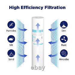 Whole House Spin Down Pre-Filter & 3-Stage 20 x4.5 Water Filter Housing System