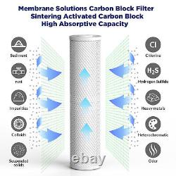 Whole House Spin Down Pre-Filter & 3-Stage 20 x4.5 Water Filter Housing System