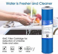 Whole House Spin Down Pre-Filter & 3-Stage 20 x4.5 Water Filter Housing System