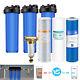 Whole House Spin Down Sediment & 3-stage 20 X 4.5 Water Filter Housing System