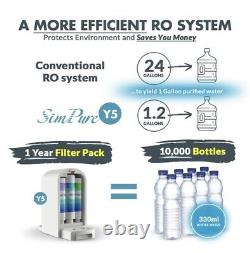 Y5Countertop RO Water Filter Instant Hot Reverse Osmosis System 4Stage Dispenser