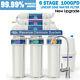 100gpd 6 Étape Alkaline Reverse Osmosis Drinking Water Filter System Purificateur