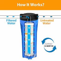 3 Étape 104.5 -inch Big Blue Water Filter Whole House Water Filtration System