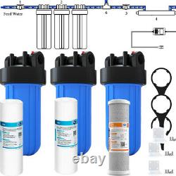 3 Étape 10 -inch Big Blue Water Filters For Whole House Water Softener System