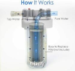 3 Étape 4.5 X 10 Grand Système De Filtre À Eau Pour Le Système D'adoucisseur D'eau À La Maison Entière