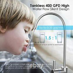 400g Grand Flux 4 Étapes Ro Système D'osmose Inverse Purificateur De Filtre D'eau Potable
