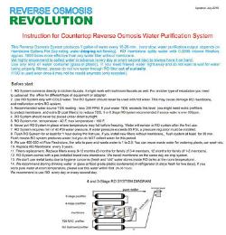 4 Étapes Alcaline Countertop Osmose Inverse Ro Système De Purification D'eau, 75 Gpd