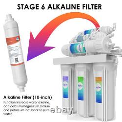50 Pack 6-stage Ro System Ph+ Inline Mineral Alkaline Filtre D'eau Maison Entière