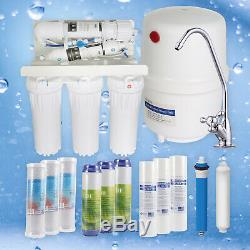 5 Etape Osmose Inverse Réseau D'eau Potable Purificateur + 11 Supplémentaires Total Des Filtres