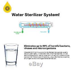 5 Etape Osmose Inverse Réseau D'eau Potable Purificateur + 11 Supplémentaires Total Des Filtres