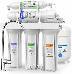 5 Etape Osmose Inverse Réseau D'eau Potable Ro Accueil Purificateur 15 Filtres Total