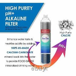 6 Etape 75gpd Système D'osmose Inverse Alkaline Eau Potable Filtre Purificateur Nouveau