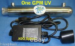 6 Etape Inverse Système Osmose 100/150 Gpd Uv + Booster Pompe Ro Eau Filtre