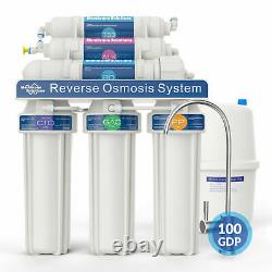 6 Stage Système De Filtration D'eau Par Osmose Inverse/ Filtre À Eau Alcaline Express