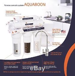 Aquaboon 50 Gallons Par Jour, Système De Filtration Par Osmose Inverse À La Maison Pour Boire