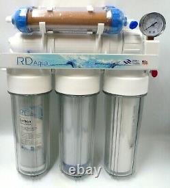 Aquarium 6 Étape Ro 2 DI Système De Filtre À Eau Rechargeable Avec Membrane Gpd 150