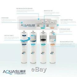 Aquasure Adoucisseur D'eau 48 000 Grains / Système D'osmose Inverse 75 Gpd Bundle