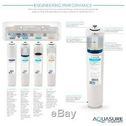Aquasure Premier Système D'osmose Inverse De Filtration D'eau 75 Gpd 4 Étapes