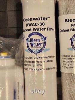 Culligan Ac-30 Système D'osmose Inverse & Nouveau Kleenwater USA Filtres Fabriqués