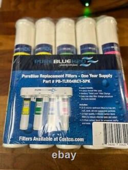 Filtre H2o Bleu Pur Filtre 5pc À Osmose Inverse Filtres De Remplacement Nouveau