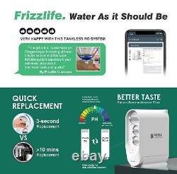 Frizzlife Système De Filtration D'eau Par Osmose Inverse Px500-a 500 Gpd Débit Rapide Ro