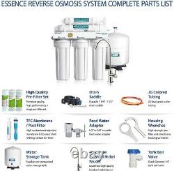 Haut Niveau 5stage Certifié Ultrasafe Osmose Inverse Système De Filtration D'eau Potable