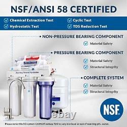 ISpring RCC7AK, Certifié NSF 75 GPD, Système d'osmose inverse à 6 étapes, pH+