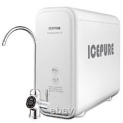 Icepure Système D'osmose Inverse Sous Évier, 600 Gpd, 1,51 Pure To Drain, Tds Red