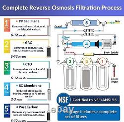 Ispring Rcc7 Gold Seal Cert Under Sink 5 Stage Système De Filtration Par Osmose Inverse