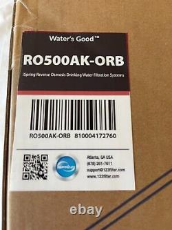 Ispring Ro Système De Filtration D'eau D'osmose Inverse Ro500ak-orb Livraison Gratuite