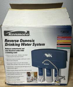 Kenmore 38156 Système D'eau Potable À Osmose Inverse Nouveau En Box Ouverte