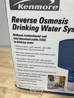 Kenmore 38156 Système D'eau Potable À Osmose Inverse Nouveau En Box Ouverte