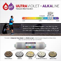 Manomètre Alcalin Ultraviolet Pour Système De Filtration D'eau À Osmose Inverse 11 Étapes