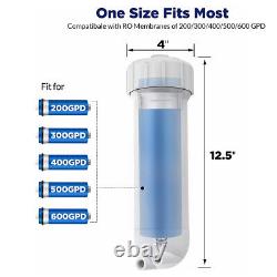 Membrane RO 400 GPD Système de filtration par osmose inverse pour sirop d'érable - Ensemble de cartouches