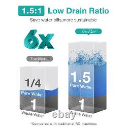 Mise à niveau du système d'eau par osmose inverse SimPure WP2-400GPD 8 étages UV alcaline pH+