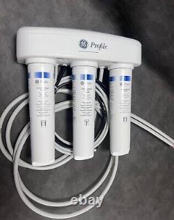 New Ge Profile Inverser Osmose Filtration System Complete Pxrq15f Under Sink Nos