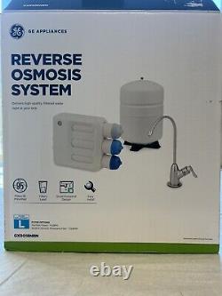 Nouveaux appareils électroménagers GE - Système de filtration d'eau par osmose inverse sous l'évier, blanc.