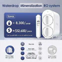 Réminéralisation Des Gouttes D'eau Système De Filtration D'eau Par Osmose Inverse, Wd-g2mnr-w