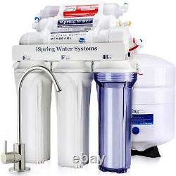 Reverse Drinking Water Douche Filtration System 6 Stage Alkaline Under Sink