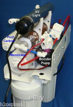 Ro / DI / Uv / Booster / Perméat Pompe Filtre Eau Système D'osmose Inverse 6 Stage
