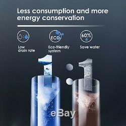 Ro Système D'osmose Inverse De Filtration D'eau, Sans Réservoir, 400 Gpd Blanc Par Waterdrop