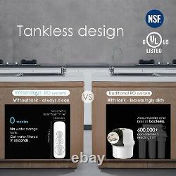 Ro Tankless Système D'osmose Inverse De Filtration D'eau Tds Réduction De Waterdrop