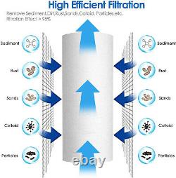 Simpure 3 Stage Big Blue 10 Système De Filtration D'eau Maison Entière Pour Les Adoucisseurs D'eau