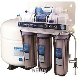 Système D'eau Potable Par Osmose Inverse En 5 Étapes Bluonics 50 Gpd Ro