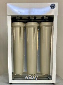 Système D'osmose Inverse De Filtration D'eau De 800 Gpd Double Surpresseur Ro Flush Automatique
