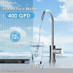 Système D'osmose Inverse G2 De Goutte D'eau, Sans Réservoir, Filtration À 7 Étapes, 400 Gpd
